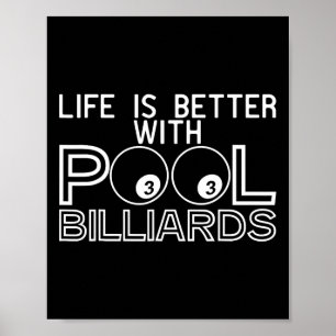 Cuist Chalk Stick Biljart Rack Snooker Spelers Poster