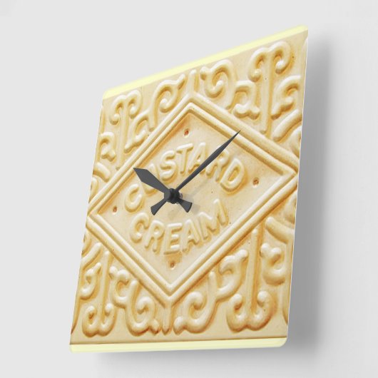 cuitkoekje klok met crème retro (Hoek)