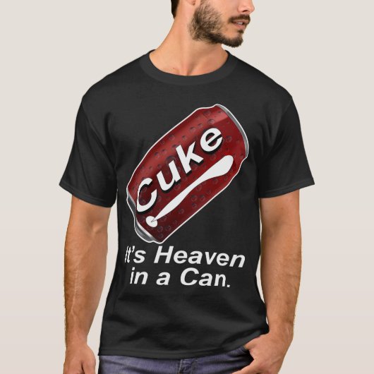 Cuke - Het is de hemel in een blikje T-shirt (Voorkant)