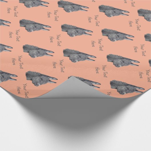 Cukey doncil drawing monochroom realist art cadeaupapier (Hoek)