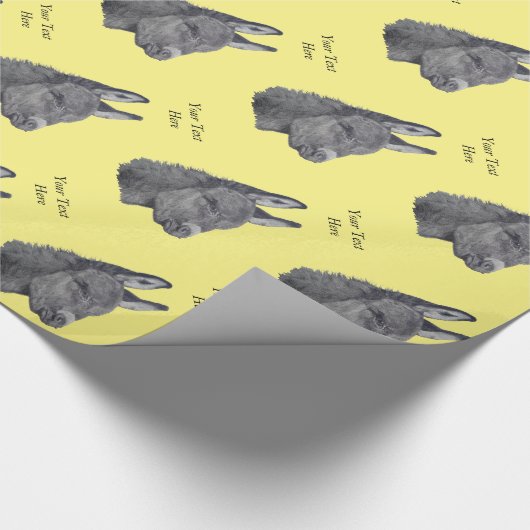 Cukey doncil drawing monochroom realist art cadeaupapier (Hoek)