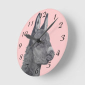 Cukey doncil drawing monochroom realist art ronde klok (Hoek)