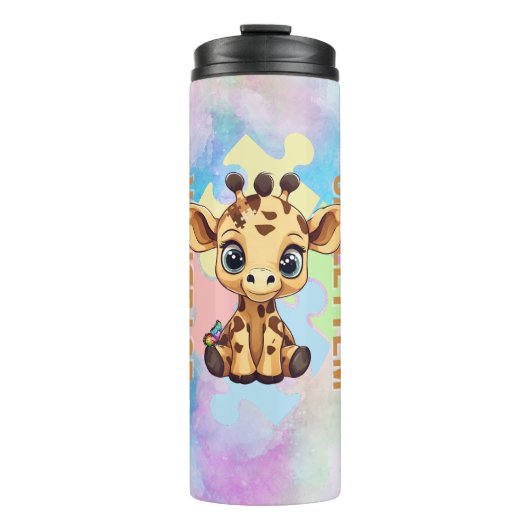 Cuki affirmációk | SNI Zsiráf | Egyedinek Thermosbeker (Voorkant)