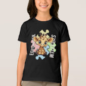 Cuki affirmációk | SNI Zsiráf | Egyedinek Tri-Blend Shirt (Voorkant)