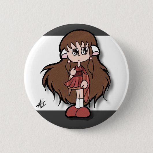 Cukini Cosplay Chi Ronde Button 5,7 Cm (Voorkant)