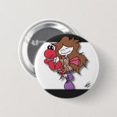 Cukini Dragon Squeeze Ronde Button 5,7 Cm (Voorkant /achterkant)