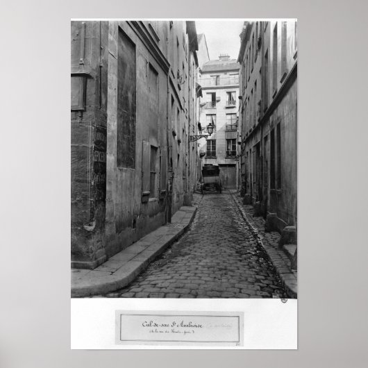 Cul-de-sac Saint-Ambroise Poster (Voorkant)
