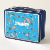 Cula funny pink squid cartoon pattern (Achterkant)