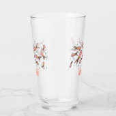 Cula funny pink squid cartoon pattern glas (Rechts)