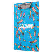 Cula funny pink squid cartoon pattern klembord (Links)