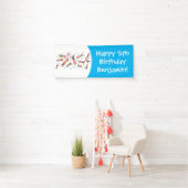 Cula funny pink squid cartoon pattern spandoek (Insitu)