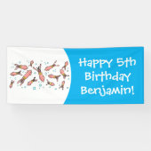 Cula funny pink squid cartoon pattern spandoek (Horizontaal)