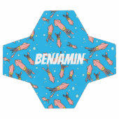 Cula funny pink squid cartoon pattern voetbal (Enkel)