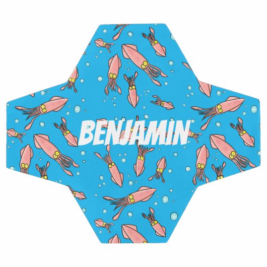 Cula funny pink squid cartoon pattern voetbal (Enkel)