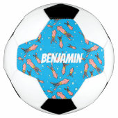 Cula funny pink squid cartoon pattern voetbal (Voorkant)