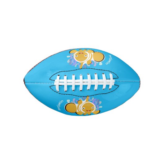 Cula happy clownfish anenome cartoon american football (Voorkant)