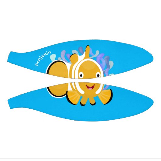 Cula happy clownfish anenome cartoon basketbal (Panelen)
