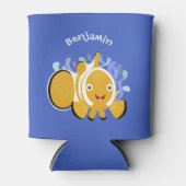 Cula happy clownfish anenome cartoon blikjeskoeler (Voorkant)