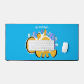 Cula happy clownfish anenome cartoon bureaumat (Keyboard & Muis)