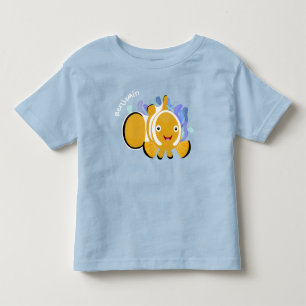 Cula happy clownfish anenome cartoon kinder shirts