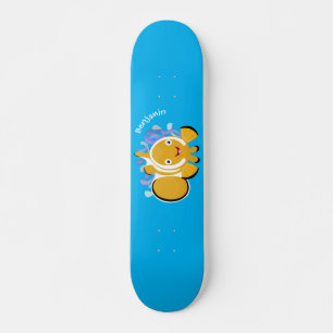 Cula happy clownfish anenome cartoon persoonlijk skateboard
