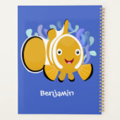 Cula happy clownfish anenome cartoon planner (Achterkant)