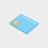 Cula happy clownfish anenome cartoon post-it® notes (Schuin)