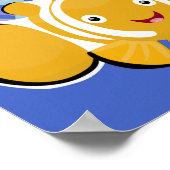 Cula happy clownfish anenome cartoon poster (Hoek)