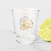 Cula happy clownfish anenome cartoon shot glas (Achterkant)