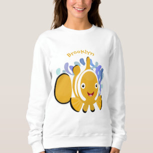 Cula happy clownfish anenome cartoon trui