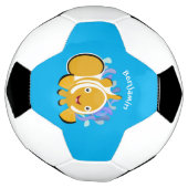 Cula happy clownfish anenome cartoon voetbal (Gedraaid)