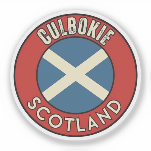 Culbokie, Schotland Sticker (Voorkant)