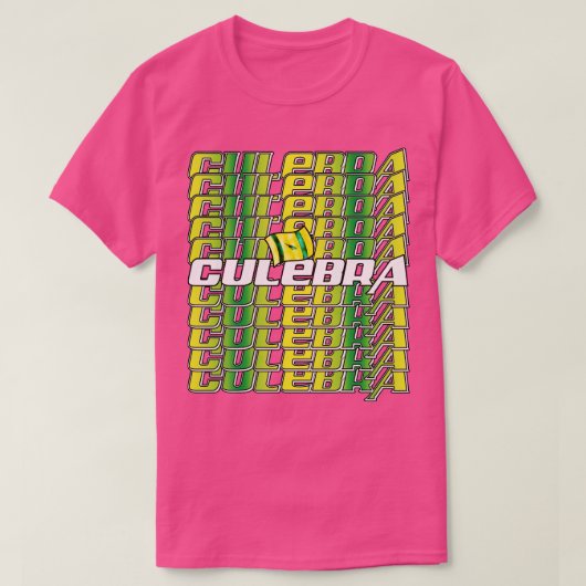 Culebra Cascade tekst 3 T-shirt (Design voorkant)