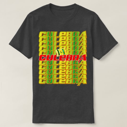 Culebra Cascade tekst T-shirt (Design voorkant)
