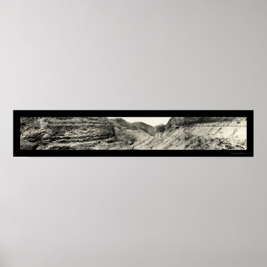 Culebra Cut Panama Foto 1913 Poster (Voorkant)