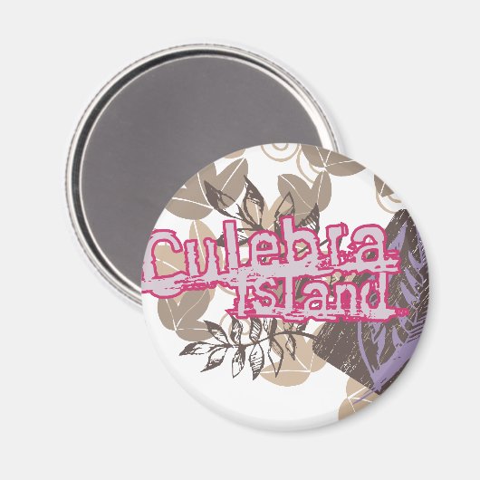 Culebra Island Graphic Tshirts en geschenken Magneet (Voorkant / Achterkant)