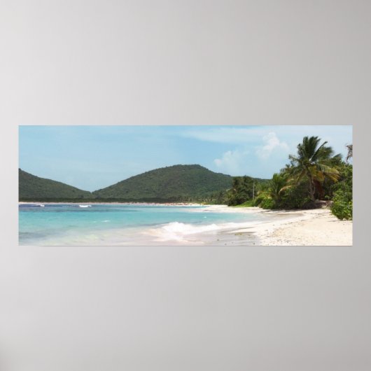 Culebra's Flamenco Beach Puerto Rico Poster (Voorkant)