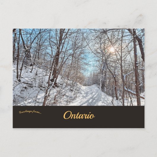 Culham Trail Mississauga Ontario Briefkaart (Voorkant)