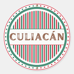 Culiacan City Pride Embleem – Mexicaanse identitei Ronde Sticker