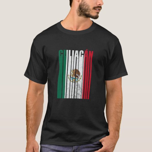 Culiacán México con Águila Mexicana T-shirt (Voorkant)