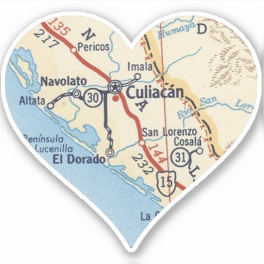 Culiacan MX Sticker (Voorkant)