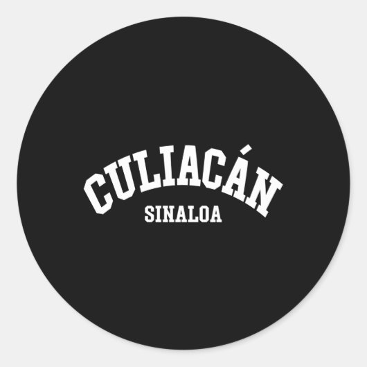 Culiacan Sinaloa Mexico Mexicaans Ronde Sticker (Voorkant)