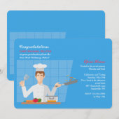 Culinair Afstudeerder Uitnodiging (Voorkant / Achterkant)