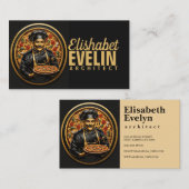 Culinair Artistry: Pizza Chef Visitekaartje (Voorkant / Achterkant)