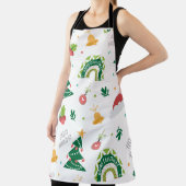 Culinair Canvas All-over Print Schort - groot (Insitu)