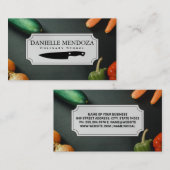 Culinair Chef | Groenten op Tafel Visitekaartje (Voorkant / Achterkant)