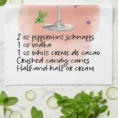 Culinair genot: Peppermint Martini recept Theedoek (Gevouwen)