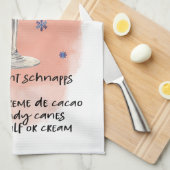 Culinair genot: Peppermint Martini recept Theedoek (Quarter Fold)