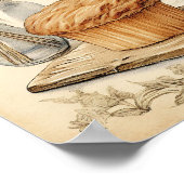 culinair hoogstandspatroon poster (Hoek)