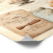  culinair hoogstandspatroon poster (Hoek)
